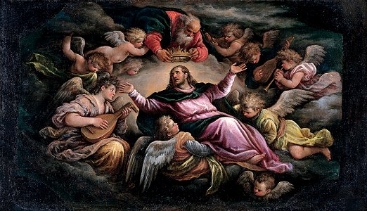 Francesco Bassano the Younger - Christ in Glory - Google Art Project. Free illustration for personal and commercial use.