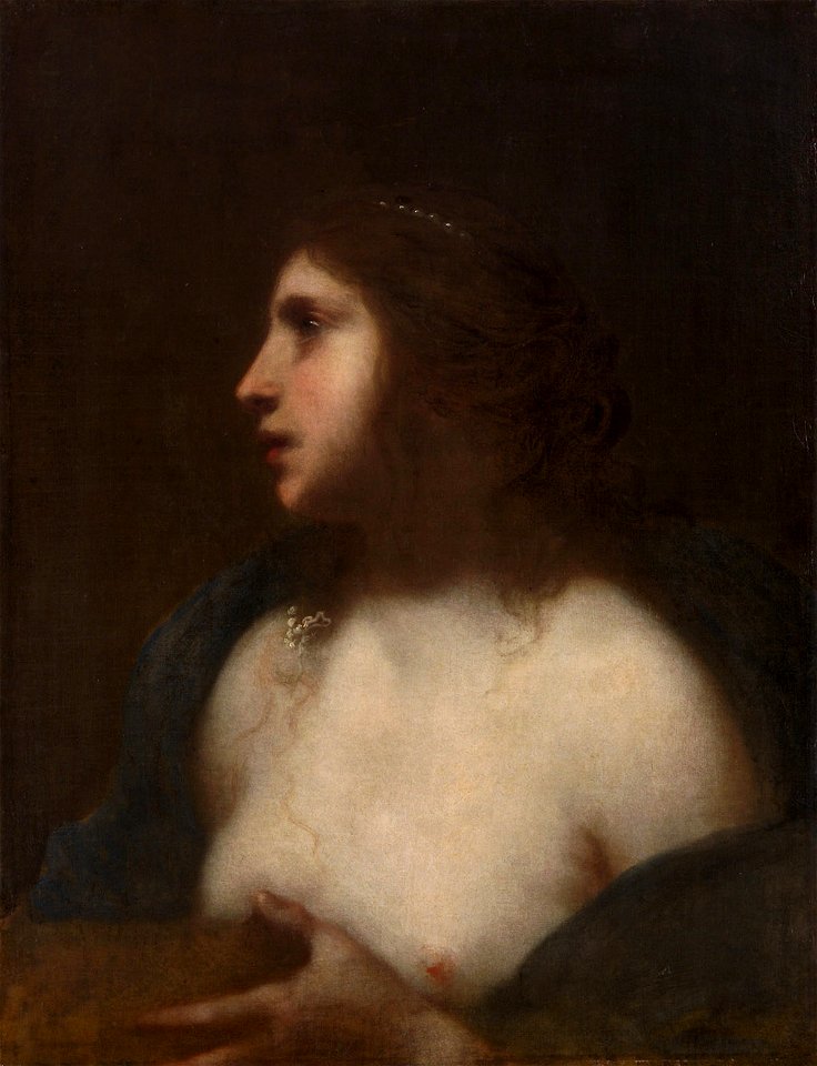Francesco Furini - Büßende Maria Magdalena (^) (Halbfigur) - GG 5785 - Kunsthistorisches Museum