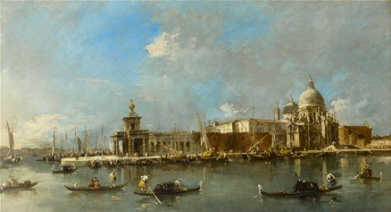 Francesco Guardi - Santa Maria della Salute and the Dogana, Venice - Google Art Project