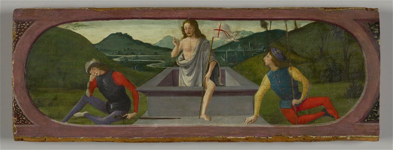 Francesco Botticini - The Resurrection - 1943.231 - Yale University Art Gallery. Free illustration for personal and commercial use.