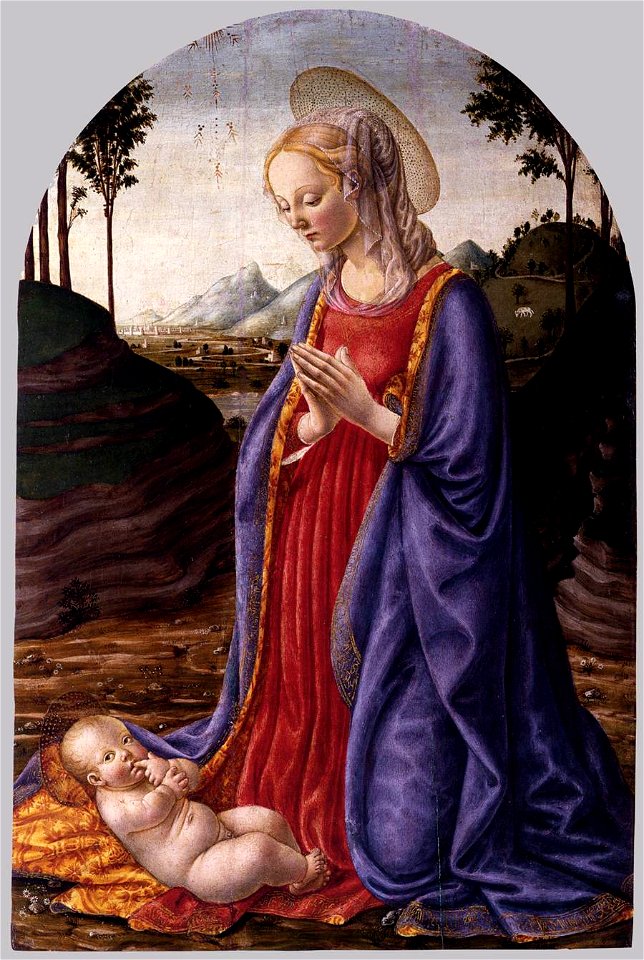 Francesco Botticini - Virgin and Child - WGA02865