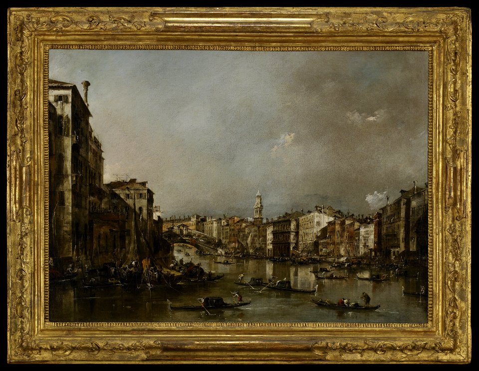 Francesco Guardi - View up the Grand Canal Toward the Rialto - 56.41 - Minneapolis Institute of Arts