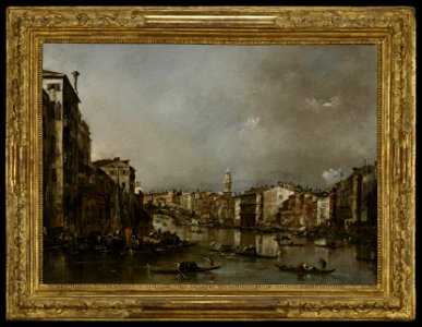 Francesco Guardi - View up the Grand Canal Toward the Rialto - 56.41 - Minneapolis Institute of Arts