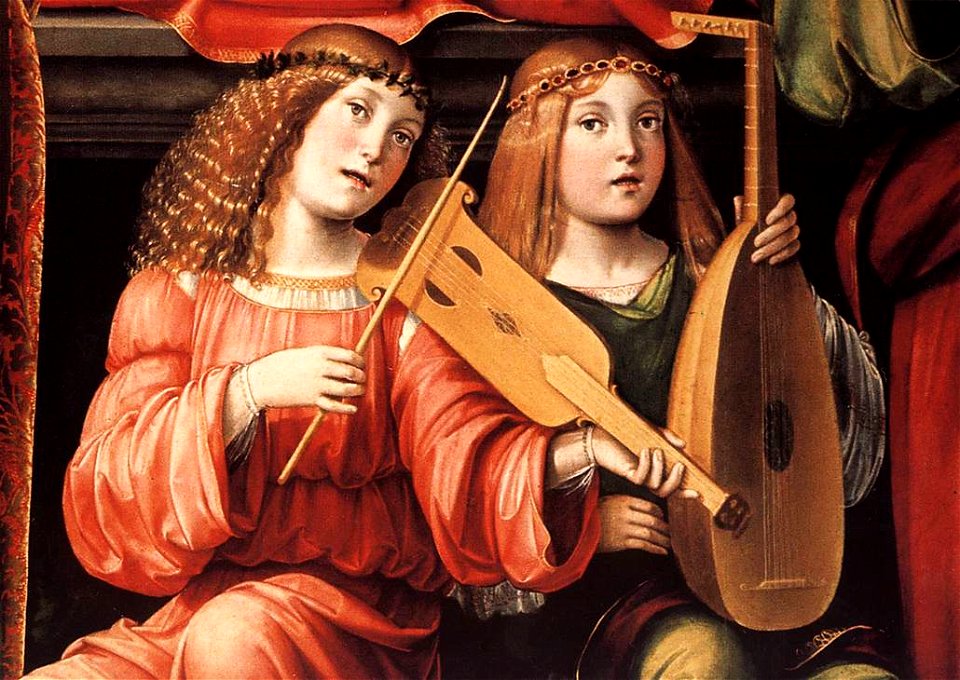 Francesco Francia - Madonna and Saints (detail) - WGA08174