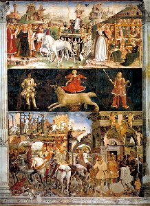 Francesco del Cossa, March, fresco, Palazzo Schifanoia, 1470
