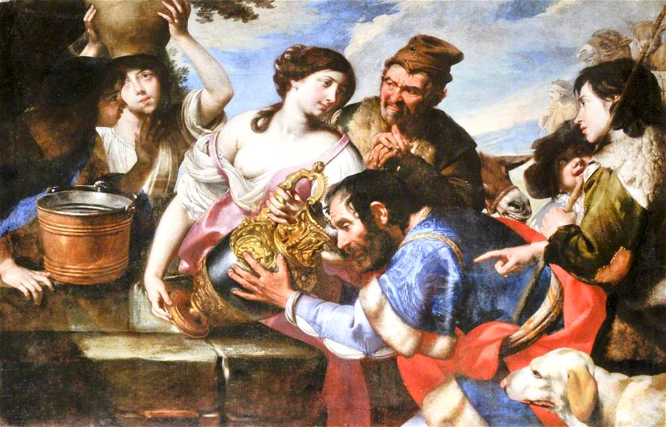 Francesco de Rosa (1607-1656) - Rebecca at the Well - 1421747 - National Trust