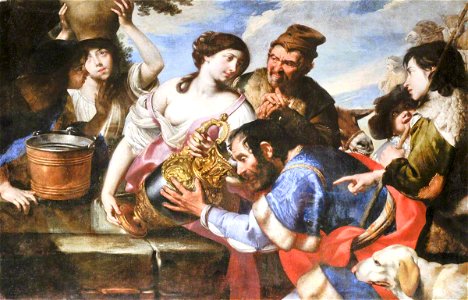 Francesco de Rosa (1607-1656) - Rebecca at the Well - 1421747 - National Trust