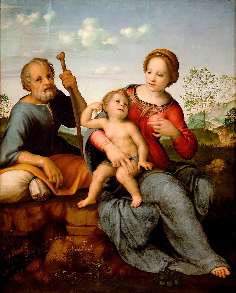 Francesco di Cristofano, gen. Franciabigio - Heilige Familie - GG 206 - Kunsthistorisches Museum