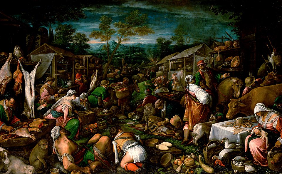 Francesco da Ponte, gen. Francesco Bassano - Jahrmarkt - GG 4319 - Kunsthistorisches Museum