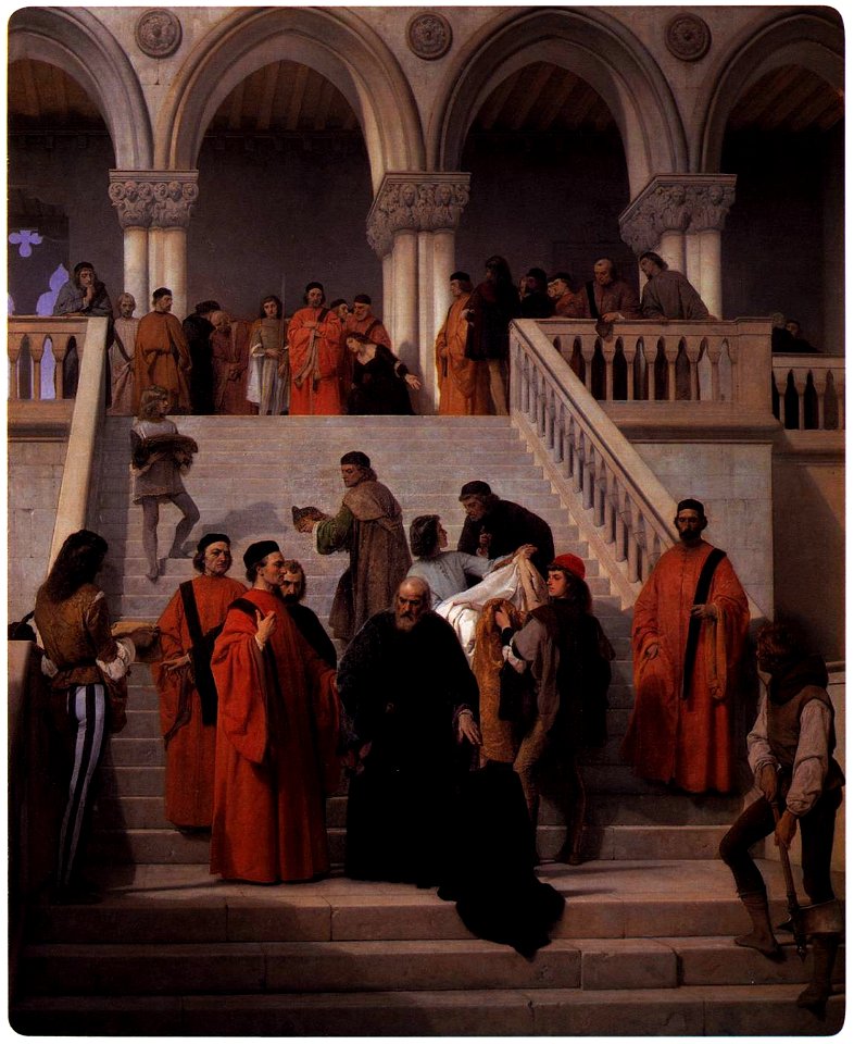 Francesco Hayez - The Last Moments of Doge Marin Faliero - WGA11223