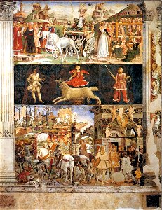 Francesco del Cossa - Allegory of March - Triumph of Minerva - WGA05394