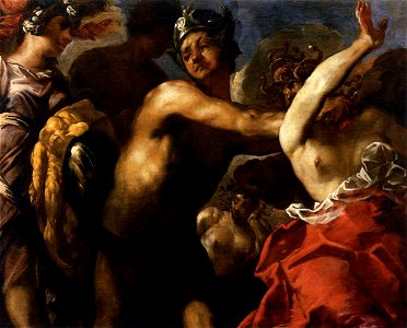 Francesco Maffei Perseo corta la cabeza de Medusa 1650 Accademia Venecia