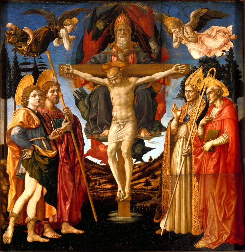 Francesco di Stefano Pesellino - Santa Trinità Altarpiece - WGA17374