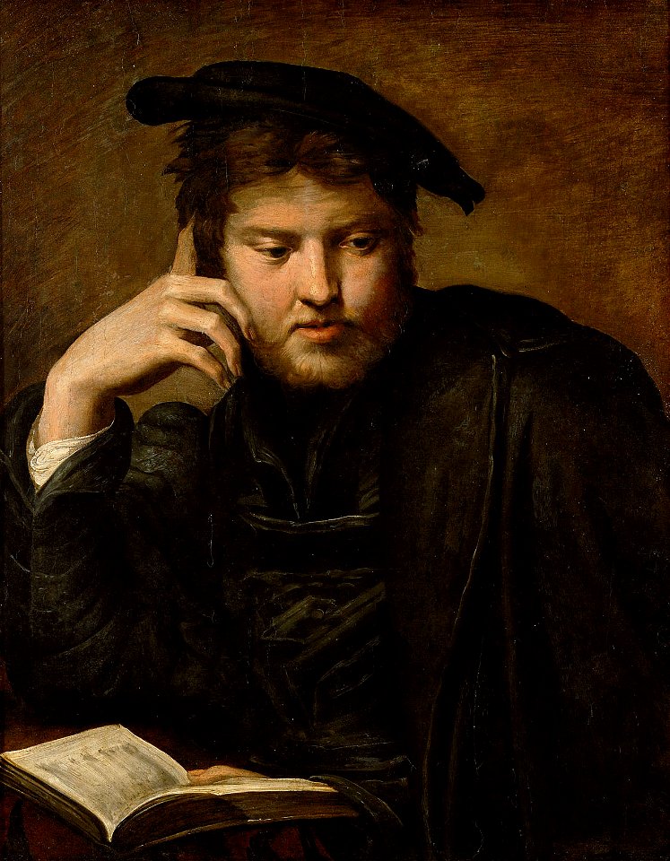 Francesco Mazzola gen. Parmigianino, , Kunsthistorisches Museum Wien, Gemäldegalerie - Bildnis eines Mannes mit Buch - GG 329 - Kunsthistorisches Museum