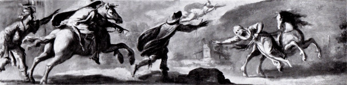 Francesco furini, la madre di michelangelo cade da cavallo