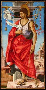 Francesco del Cossa, San Giovanni-Battista Pinacoteca di Brera Milano