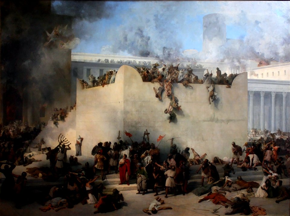 Francesco Hayez - Distruzione des tempio di Gerusalemme