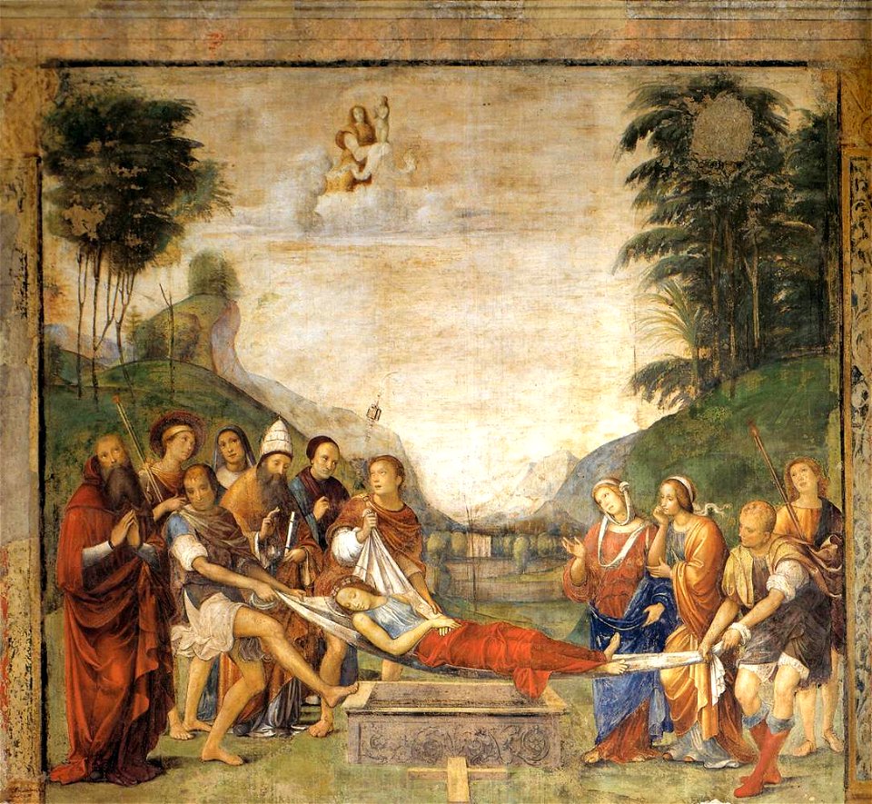 Francesco Francia - Legend of Sts Cecilia and Valerian, Scene 10 - WGA08184
