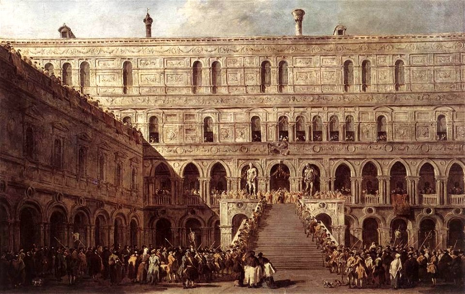 Francesco Guardi - The Coronation of the Doge - WGA10851
