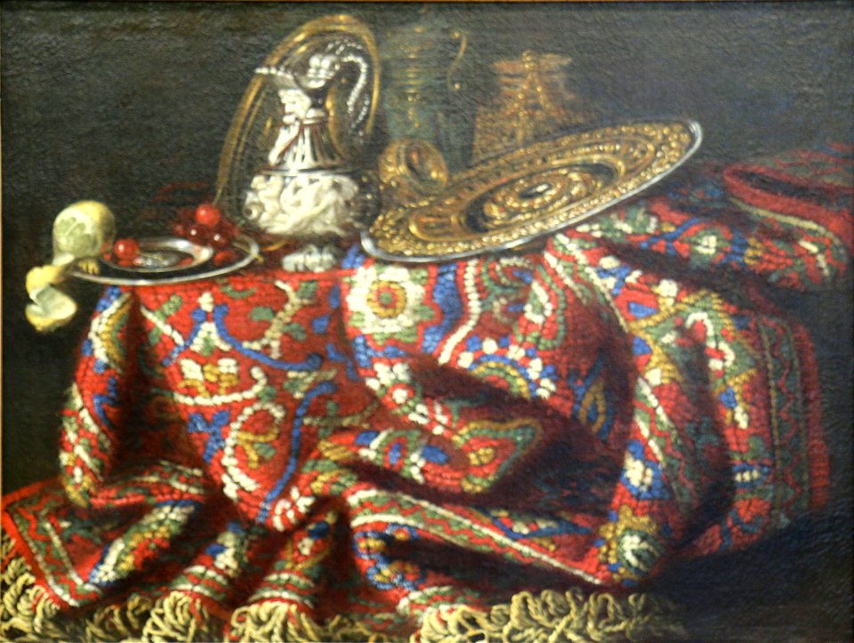 Francesco Fieravino-Nature morte au tapis