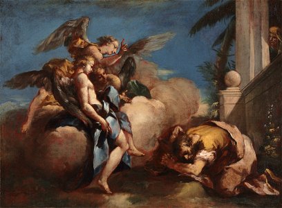 Francesco Guardi - The Angels Appearing to Abraham - 1952.235.3 - Cleveland Museum of Art