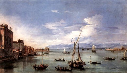 Francesco Guardi - The Lagoon from the Fondamenta Nuove - WGA10837