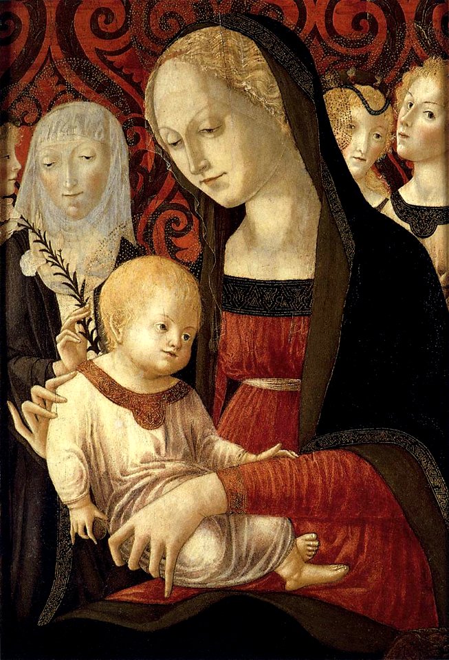 Francesco di Giorgio, Virgin and Child with St Catherine and Angels