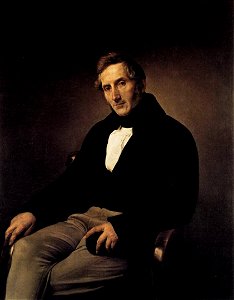 Francesco Hayez - Portrait of Alessandro Manzoni - WGA11214