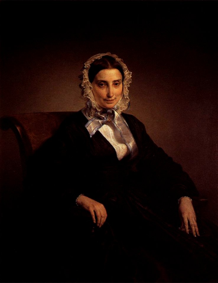Francesco Hayez - Portrait of Teresa Barri Stampa - WGA11221