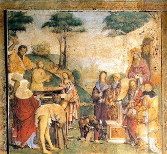 Francesco Francia - Legend of Sts Cecilia and Valerian, Scene 8 - WGA08183