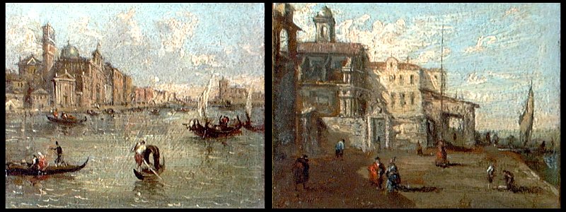 Francesco Guardi - Two Venetian Canal Scenes - 2017.91.1-.2 - Indianapolis Museum of Art