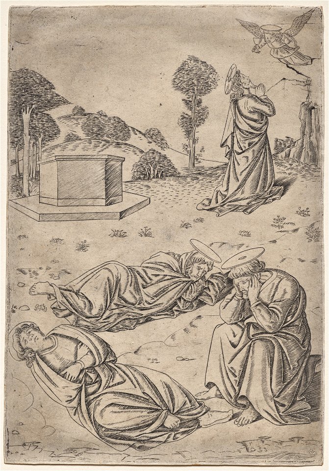 Francesco Rosselli (Italian, 1448-before 1513) - Agony in the Garden - 1949.540 - Cleveland Museum of Art