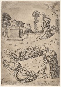 Francesco Rosselli (Italian, 1448-before 1513) - Agony in the Garden - 1949.540 - Cleveland Museum of Art