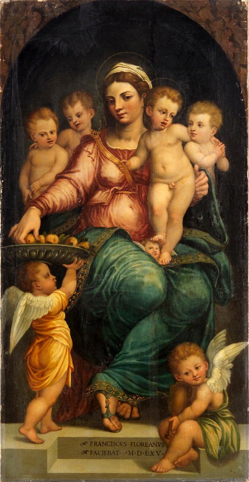 Francesco Floreani - Madonna mit Kind, von Engeln umgeben - GG 293 - Kunsthistorisches Museum