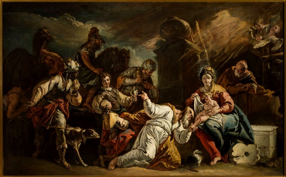 Francesco Fontebasso - Adoration of the Magi - M.Ob.695 MNW - National Museum in Warsaw