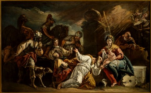 Francesco Fontebasso - Adoration of the Magi - M.Ob.695 MNW - National Museum in Warsaw