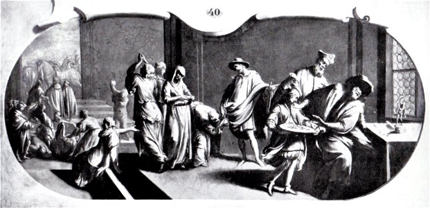Francesco furini, michelangelo rifiuta il denaro inviato da paolo III per la costruz. di s. pietro