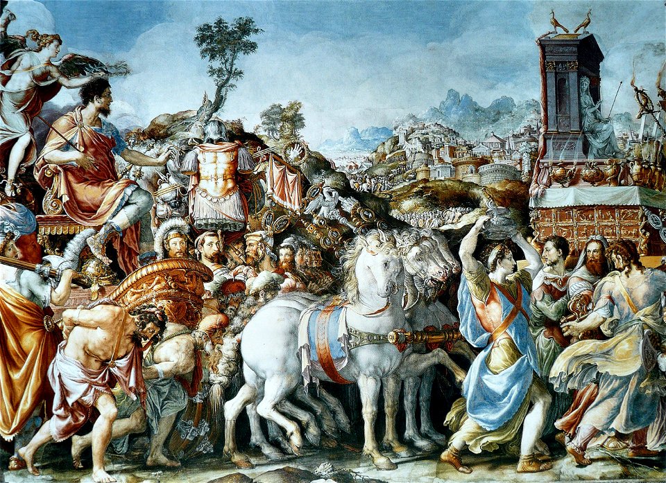 Francesco Salviati - Triomphe de Camille