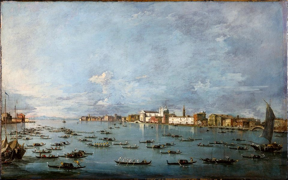 Francesco Guardi - The Fondamenta della Zattere, Venice - 1943.113 - Fogg Museum