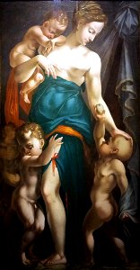 Francesco Primaticcio (navolger), Caritas, ca 1550-60 (Bonnefantenmuseum, Maastricht)