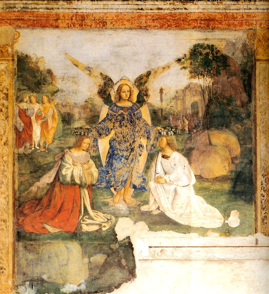 Francesco Francia - Legend of Sts Cecilia and Valerian, Scene 4 - WGA08181
