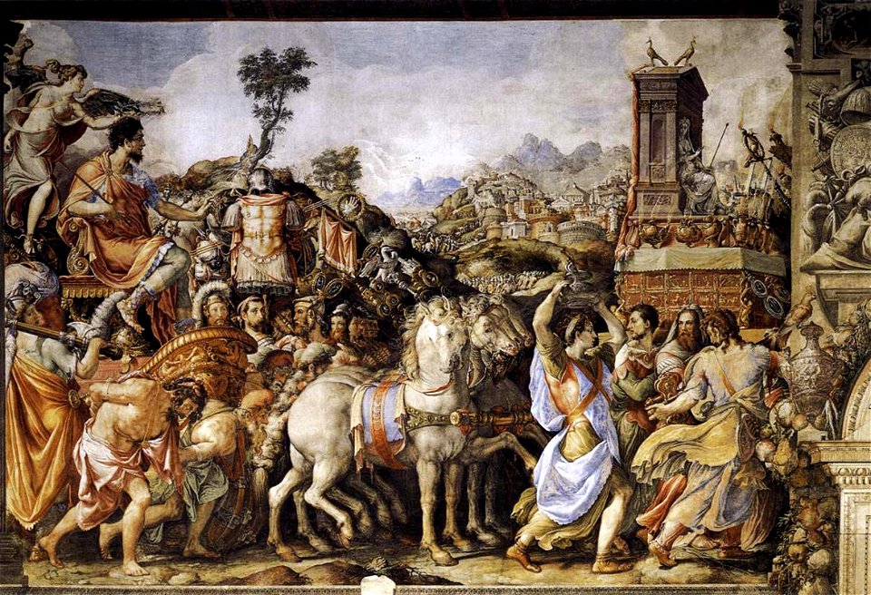 Francesco salviati, trionfo di di furio camillo