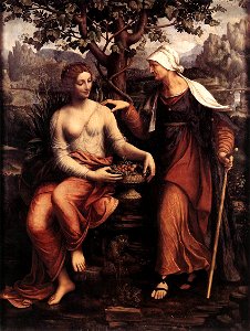 Francesco Melzi - Pomona and Vertumnus - WGA14794