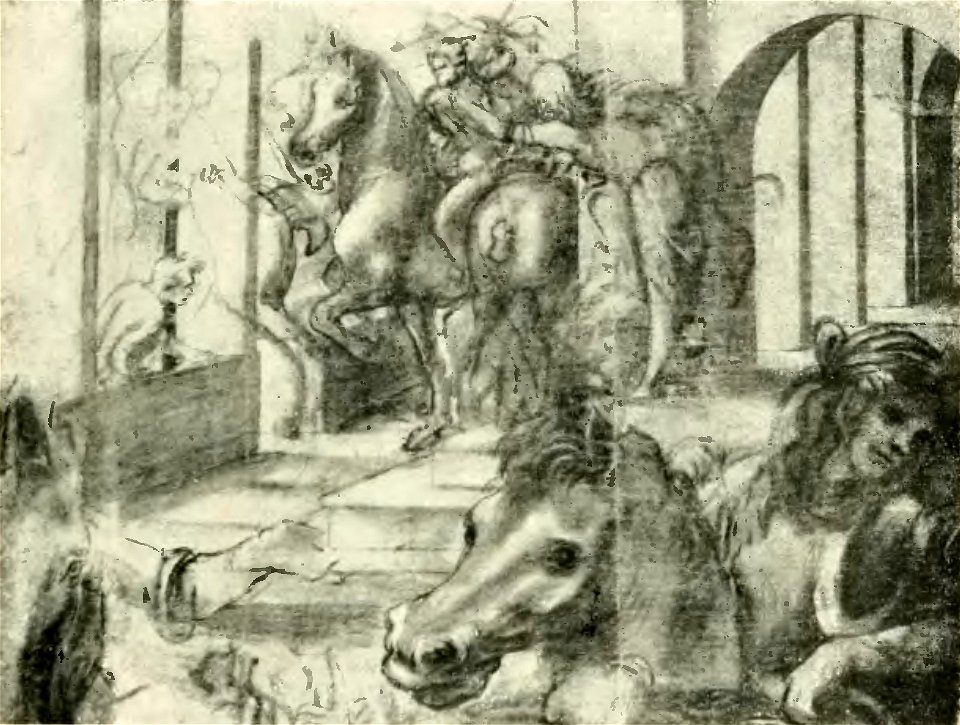 Francesco Malaguzzi Valeri - Leonardo da Vinci e la scultura, Bologna, 1922 (page 139 crop)