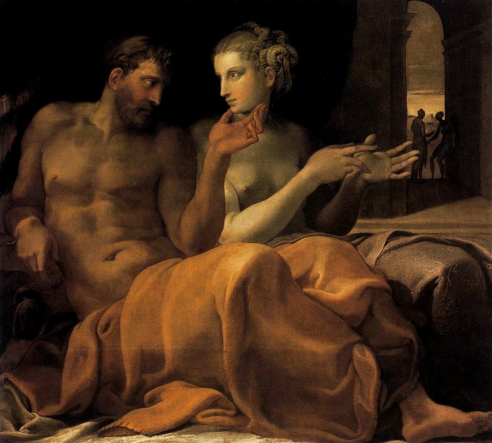 Francesco Primaticcio - Ulysses and Penelope - WGA18409