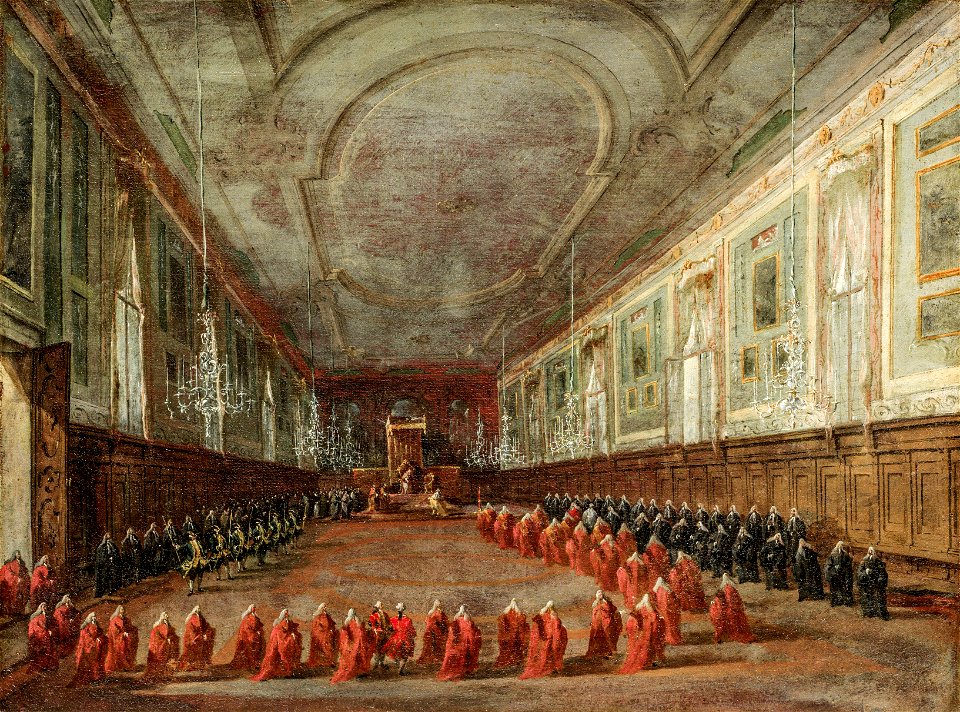 Francesco Guardi Refettorio dei domenicani a San Giovanni e Paolo