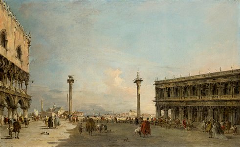 Francesco Guardi - The Piazzetta, Venice 1935.62