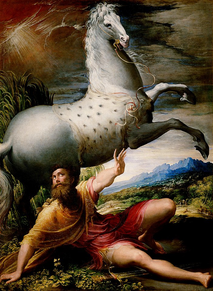 Francesco Mazzola gen. Parmigianino, , Kunsthistorisches Museum Wien, Gemäldegalerie - Paulussturz - GG 2035 - Kunsthistorisches Museum