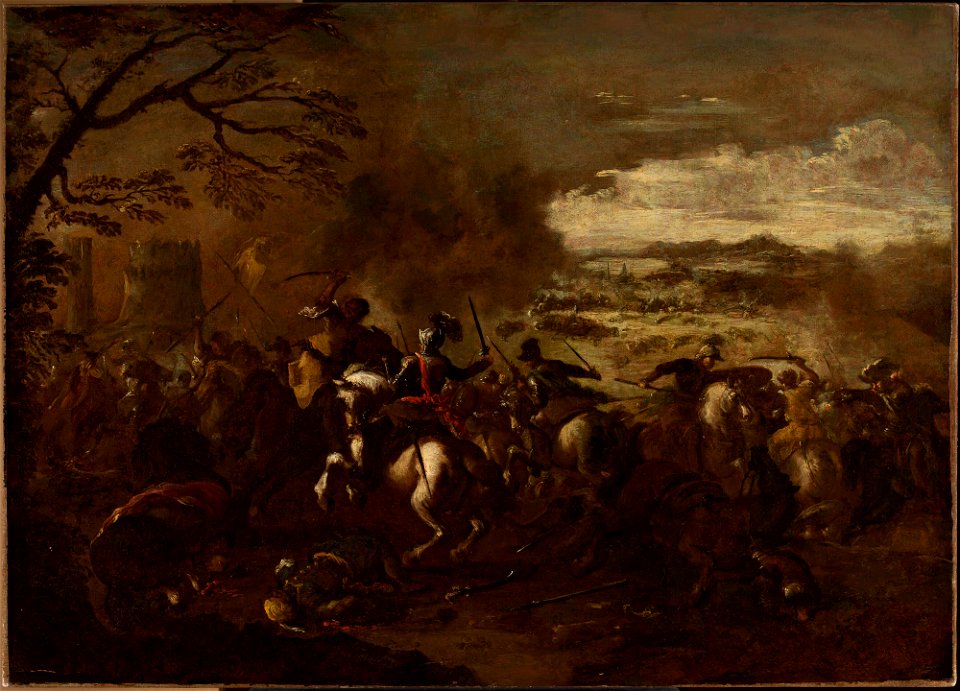 Francesco Simonini - A battle scene - 211653 MNW - National Museum in Warsaw