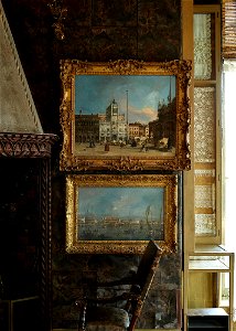Francesco Guardi - View of the Riva degli Schiavoni and the Piazzetta - P25w47 - Isabella Stewart Gardner Museum. Free illustration for personal and commercial use.
